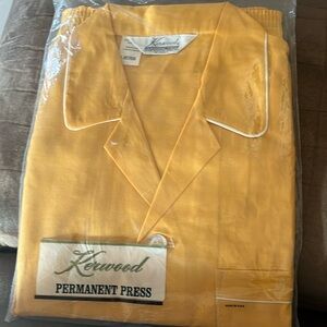 Six pairs of vintage pajama sets or shirts, all size, medium or small/medium